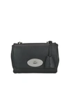 MULBERRY LILY GRAINED LEATHER BAG IN BLACK