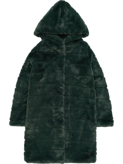 Apparis Celina Faux Fur Jacket In Army Green