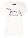 MARC JACOBS PIPED ICING LOGO PRINT T-SHIRT