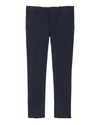 Nili Lotan Jenna Slim Crop Stretch Twill Pants In Dark Navy
