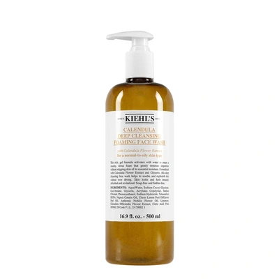 Kiehl's Since 1851 Calendula Deep Cleansing Foaming Face Wash In 16.9 Fl oz | 500 ml