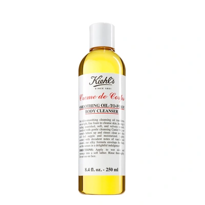 Kiehl's Since 1851 Crème De Corps Smoothing Oil To Foam Body Cleanser 250ml In White