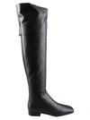 VERSACE VERSACE SAFETY PIN FLAT BOOTS