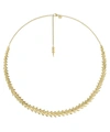 SHAUN LEANE GOLD PLATED VERMEIL SILVER SERPENT'S TRACE CHOKER NECKLACE,000704537