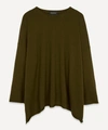 Eskandar Bateau-neck Cashmere Sweater In Moss Dark