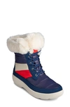 SPERRY BEARING PLUSHWAVE FAUX FUR WINTER BOOT,STS85943