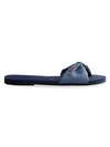 Havaianas You St. Tropez Shine Flip Flops In Navy Blue