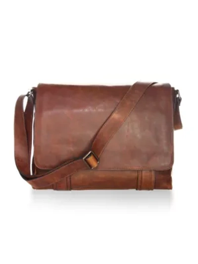 Frye Logan Messenger Bag In Cognac