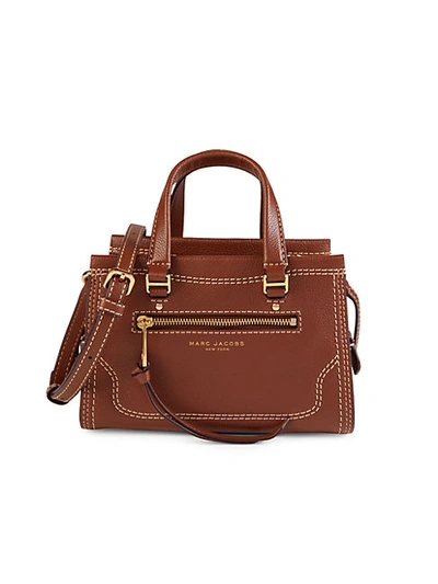 Marc Jacobs Mini Cruiser Brown Marc Jacobs Croc Embossed Mini 