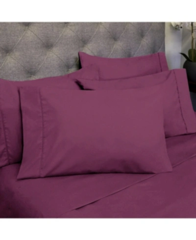 Sweet Home Collection Full 6-pc Sheet Set Bedding In Berry