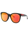 Oakley Kansas City Chiefs Low Key Prizm Ruby Round Ladies Sunglasses Oo9433 943320 54 In Matte Black