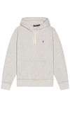 Polo Ralph Lauren Fleece Hoodie In Gray