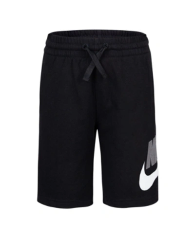 Nike Kids' Little Boys Drawstring Sportswear Club Futura Shorts In Black