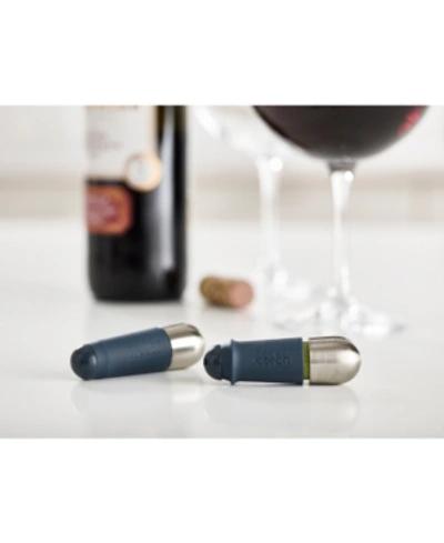 Joseph Joseph Barwise Wine Stoppers, Set Of 2 In Gray