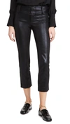 ALICE AND OLIVIA STACEY VEGAN LEATHER SLIM trousers,ALICE46125