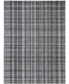 AMER RUGS LAUREL LAU-12 CHARCOAL 7'6" X 9'6" AREA RUG