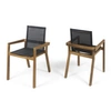 NOBLE HOUSE BELFAST OUTDOOR DINING CHAIR, SET OF 2