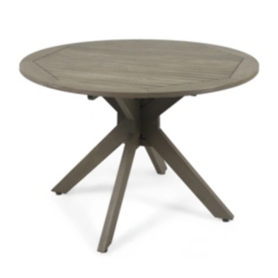 Noble House Stamford Outdoor Dining Table (x In Grey