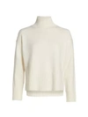Co Ribbed Turtleneck Sweater In Ivory