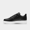 Nike Air Force 1 '07 Ess "tumbled Leather" Sneakers In Black/black/metallic Gold/hyper Royal