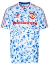 Adidas Originals X Pharrell Williams 'man Utd' T-shirt In Blue