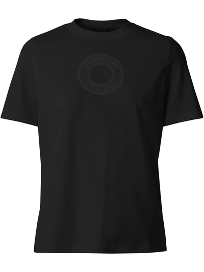 Burberry Logo-print Short-sleeve T-shirt In Black