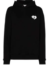 GIVENCHY LOGO-GRAPHIC COTTON HOODIE
