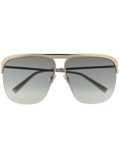 Givenchy Gv Ray Aviator-frame Sunglasses In Gold