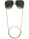 GIVENCHY OVERSIZED SQUARE SUNGLASSES