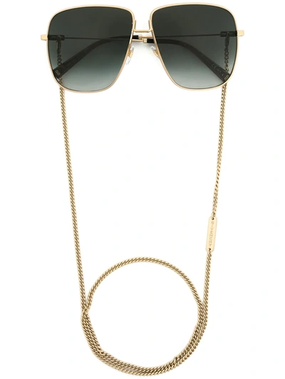 Givenchy Oversized Square Sunglasses In Gold