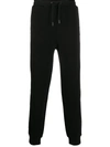 Karl Lagerfeld Logo-print Drawstring Track Pants In Black