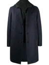 Z ZEGNA HERRINGBONE TWO-PIECE COAT