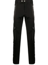 LES HOMMES ZIP-DETAIL TRACK PANTS