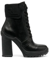 KARL LAGERFELD VOYAGE IV LACE-UP ANKLE BOOTS