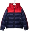 MONCLER TEEN TWO-TONE PUFFER JACKET