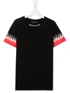Vision Of Super Logo-print Neckline T-shirt In Black