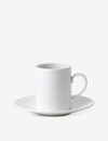 Wedgwood White Gio Fine Bone China Espresso Cup And Saucer 70ml
