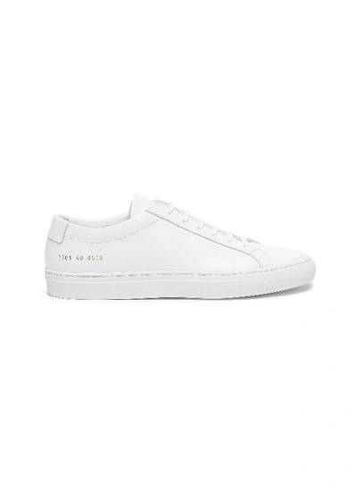 Common Projects 20mm Original Achilles Leather Sneakers In White