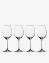 WATERFORD WATERFORD MARQUIS MOMENTS CRYSTAL GLASS RED WINE GLASSES SET OF FOUR,26217523