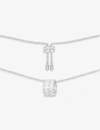 APM MONACO APM MONACO WOMEN'S SILVER MÉTÉORITES STERLING SILVER AND ZIRCONIA NECKLACE,41893415