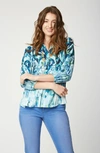 Nydj Pleat Back Blouse In Summerland