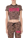 VERSACE JEANS COUTURE CROPPED T-SHIRT,11577462