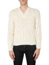 SAINT LAURENT V-NECK SWEATER,11577429