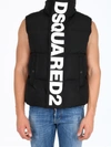 DSQUARED2 MACROLOGO DOWN VEST,11576961