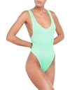 Reina Olga One-piece Swimsuits In Green