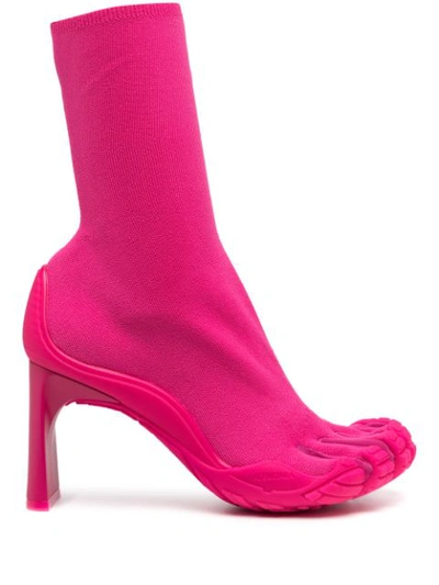 Balenciaga Split-toe Pull-on Booties In Pink