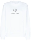 ANINE BING RAMONA MONOGRAM-PRINT SWEATSHIRT