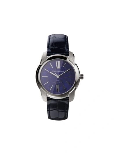 Dolce & Gabbana Dg7 40mm Watch In Blue