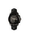 Dolce & Gabbana Ds5 Watch In Red Gold And Steel With Pvd Coating Black Male Onesize In Black