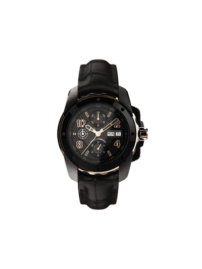 Dolce & Gabbana Ds5 Watch In Red Gold And Steel With Pvd Coating Black Male Onesize